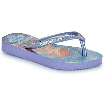 Shoes Girl Flip flops Havaianas KIDS SLIM PRINCESS Blue