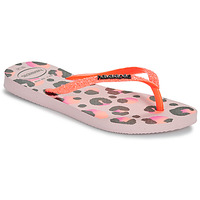 Shoes Girl Flip flops Havaianas KIDS SLIM GLITTER Pink