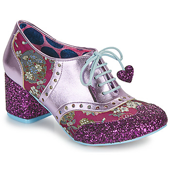Shoes Women Brogue shoes Irregular Choice CLARA BOW Violet / Multicolour