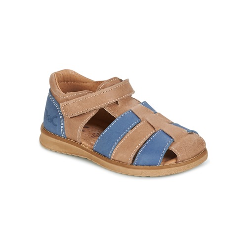Shoes Boy Sandals Citrouille et Compagnie FRINOUI Brown / Blue