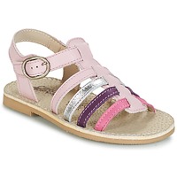 Shoes Girl Sandals Citrouille et Compagnie RAINA Pink / Violet