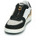 Shoes Women Low top trainers Bons baisers de Paname LOULOU BLANC NOIR LEOPARD White / Gold / Black