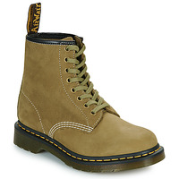 Shoes Mid boots Dr. Martens 1460 Muted Olive Tumbled Nubuck+E.H.Suede Kaki