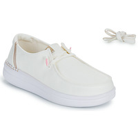 Shoes Women Slip ons HEY DUDE Wendy Rise White
