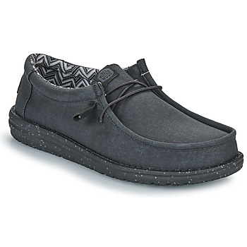 Shoes Men Slip ons HEY DUDE Wally Canvas Black