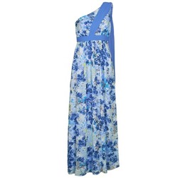 Clothing Women Long Dresses Manoukian 613356 Blue