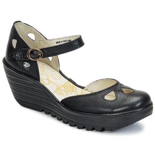 Fly London YUNA Black - Fast delivery Spartoo ! - Shoes Court-shoes Women 99,90 €