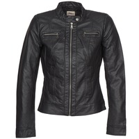 material Women Leather jackets / Imitation leather Only BANDIT Black