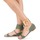 Shoes Women Sandals John Galliano A65970 Green / Beige