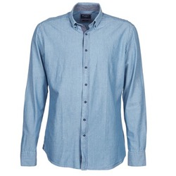 material Men long-sleeved shirts Hackett RILEY Blue