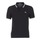 Clothing Men short-sleeved polo shirts Fred Perry SLIM FIT TWIN TIPPED Black / White