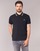 Clothing Men short-sleeved polo shirts Fred Perry SLIM FIT TWIN TIPPED Black / White