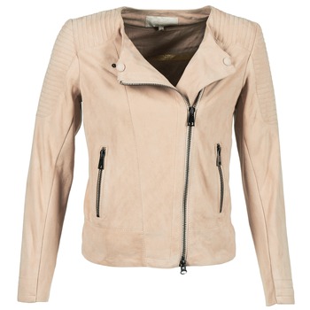 material Women Leather jackets / Imitation leather Oakwood 61903 Pink / Clear