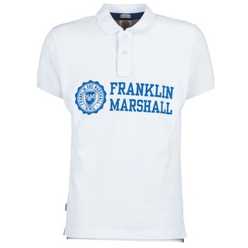 material Men short-sleeved polo shirts Franklin & Marshall AYLEN White