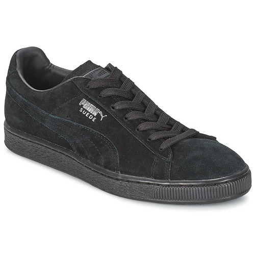 Puma SUEDE CLASSIC Black / Grey - Fast delivery | Spartoo Europe ! - Shoes  Low top trainers 64,00 €