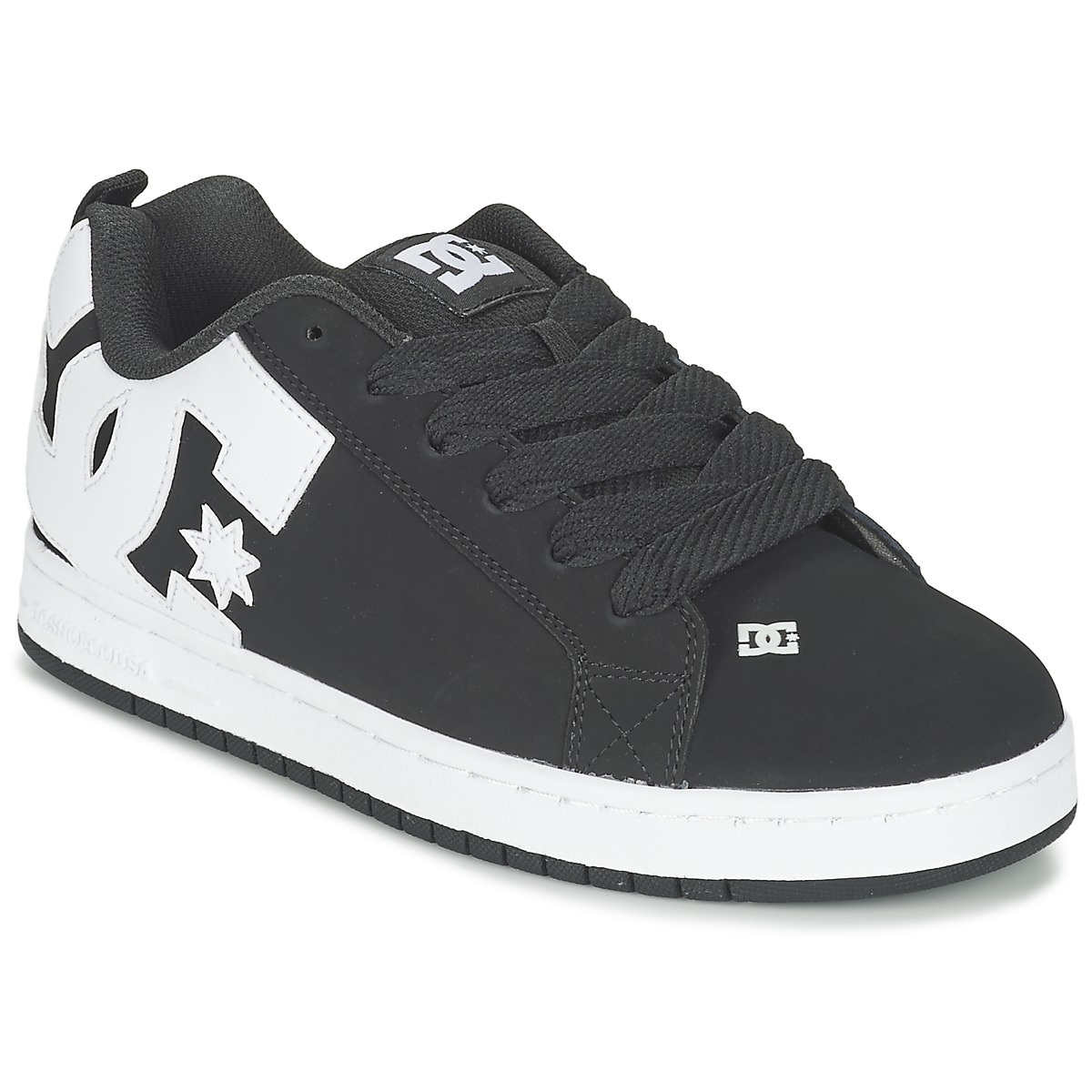 Low Top DC 001 BLACK Mode & Accessoires Schuhe Sneaker Court Graffik 