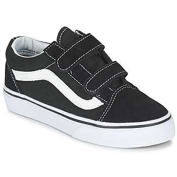 Shoes Children High top trainers Vans OLD SKOOL V Black / White