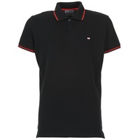 Clothing Men short-sleeved polo shirts Casual Attitude EPIDIN Black