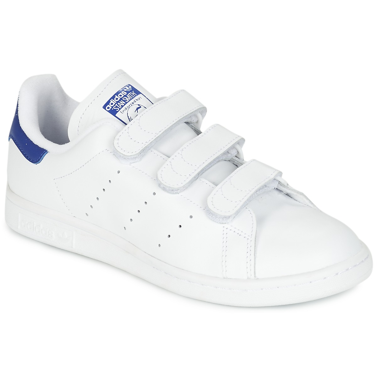 Flock Give Miniature adidas Originals STAN SMITH CF White / Blue - Fast delivery | Spartoo  Europe ! - Shoes Low top trainers 72,00 €