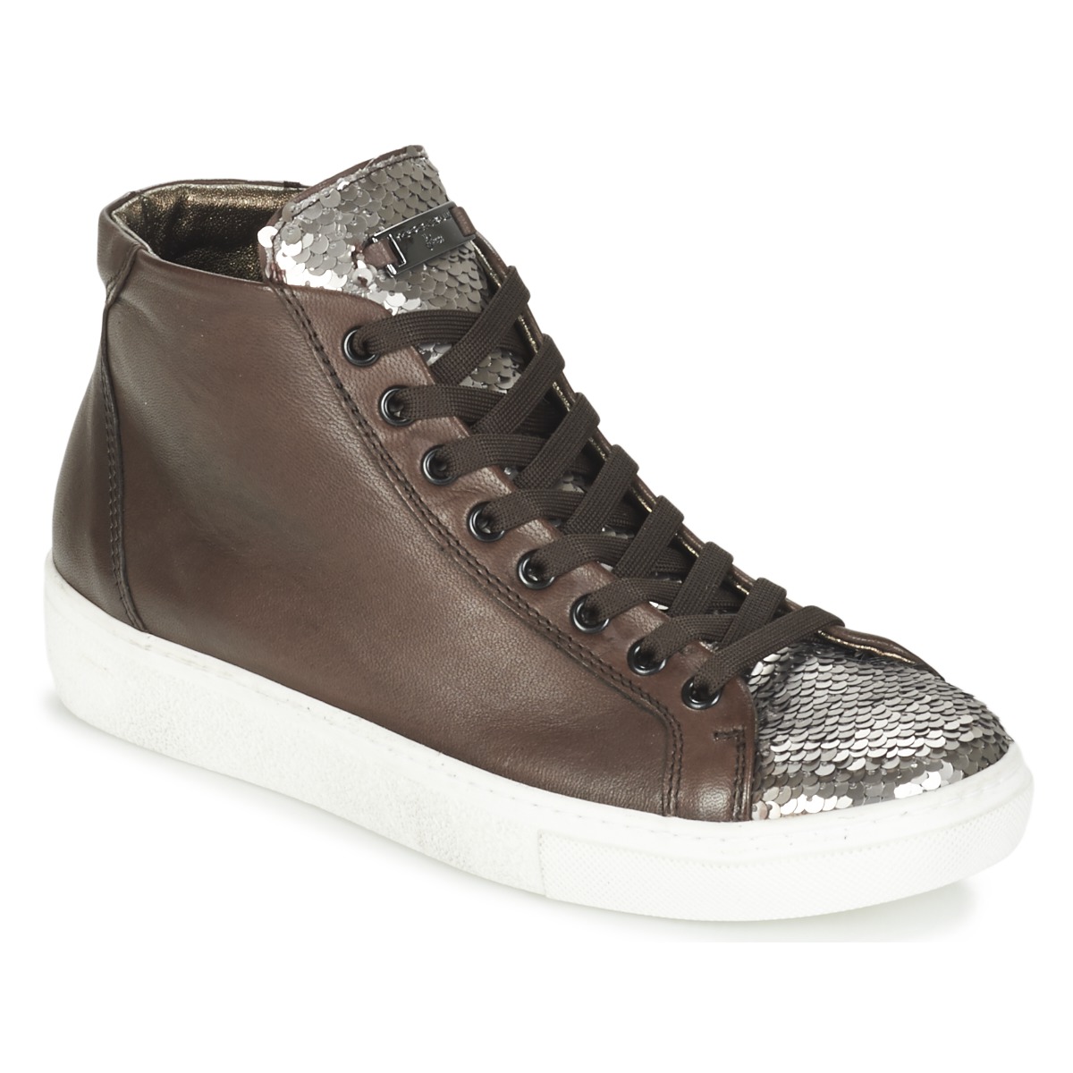 Shoes Women High top trainers Tosca Blu ALEXA Brown / Silver
