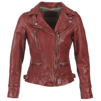 material Women Leather jackets / Imitation leather Oakwood VIDEO Red
