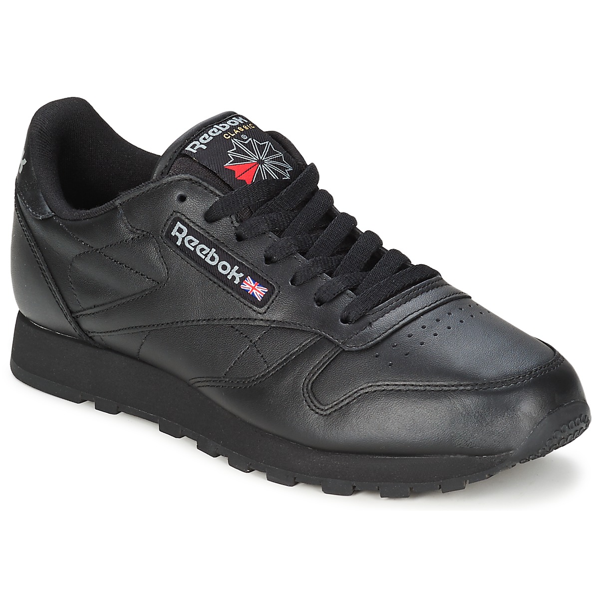 Reebok Classic CL LTHR Black Fast delivery Spartoo Europe Shoes Low  top trainers 79,20 €