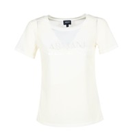 material Women short-sleeved t-shirts Armani jeans KAJOLA White