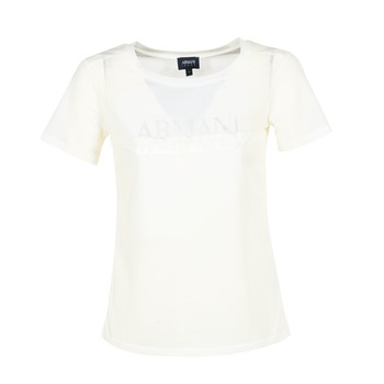 material Women short-sleeved t-shirts Armani jeans KAJOLA White