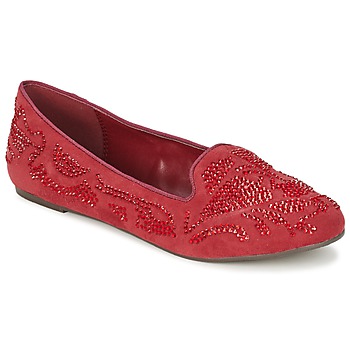 Shoes Women Loafers Moony Mood LUDIA Red