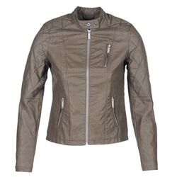 material Women Leather jackets / Imitation leather S.Oliver REZATO Taupe