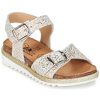 Shoes Girl Sandals Citrouille et Compagnie GUAFRETTE Gold / White