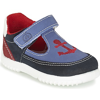 Shoes Boy Sandals Citrouille et Compagnie GANDAL Blue / Red