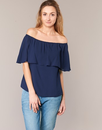 material Women Blouses Betty London GIVATE Marine