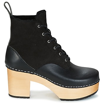 Swedish hasbeens HIPPIE LACE UP Black