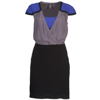 material Women Short Dresses Naf Naf LYFAN Black / Grey / Blue