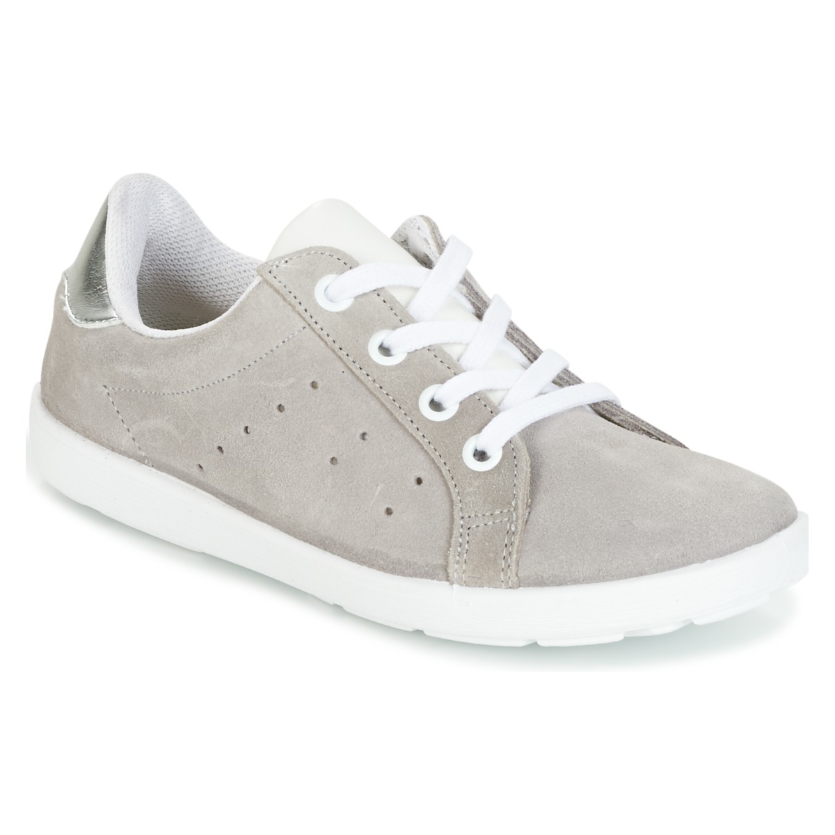 Shoes Girl Low top trainers Citrouille et Compagnie HINETTE Grey / Silver