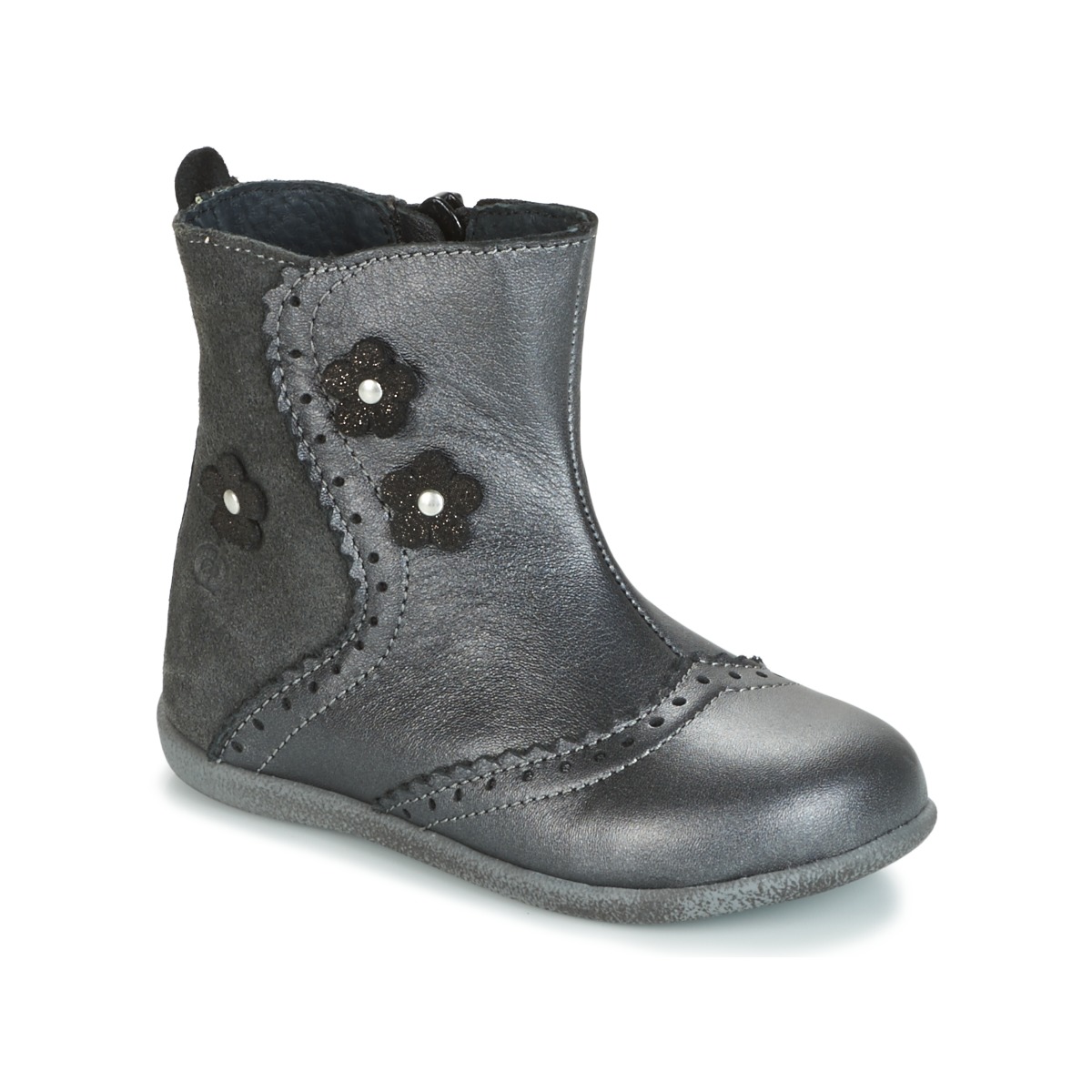 Shoes Girl Mid boots Citrouille et Compagnie HOPETTE Grey