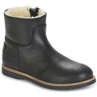 Shoes Girl Mid boots Shabbies LOW STITCHDOWN LINED Black