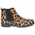 Shoes Women Mid boots Betty London HUGUETTE Leopard