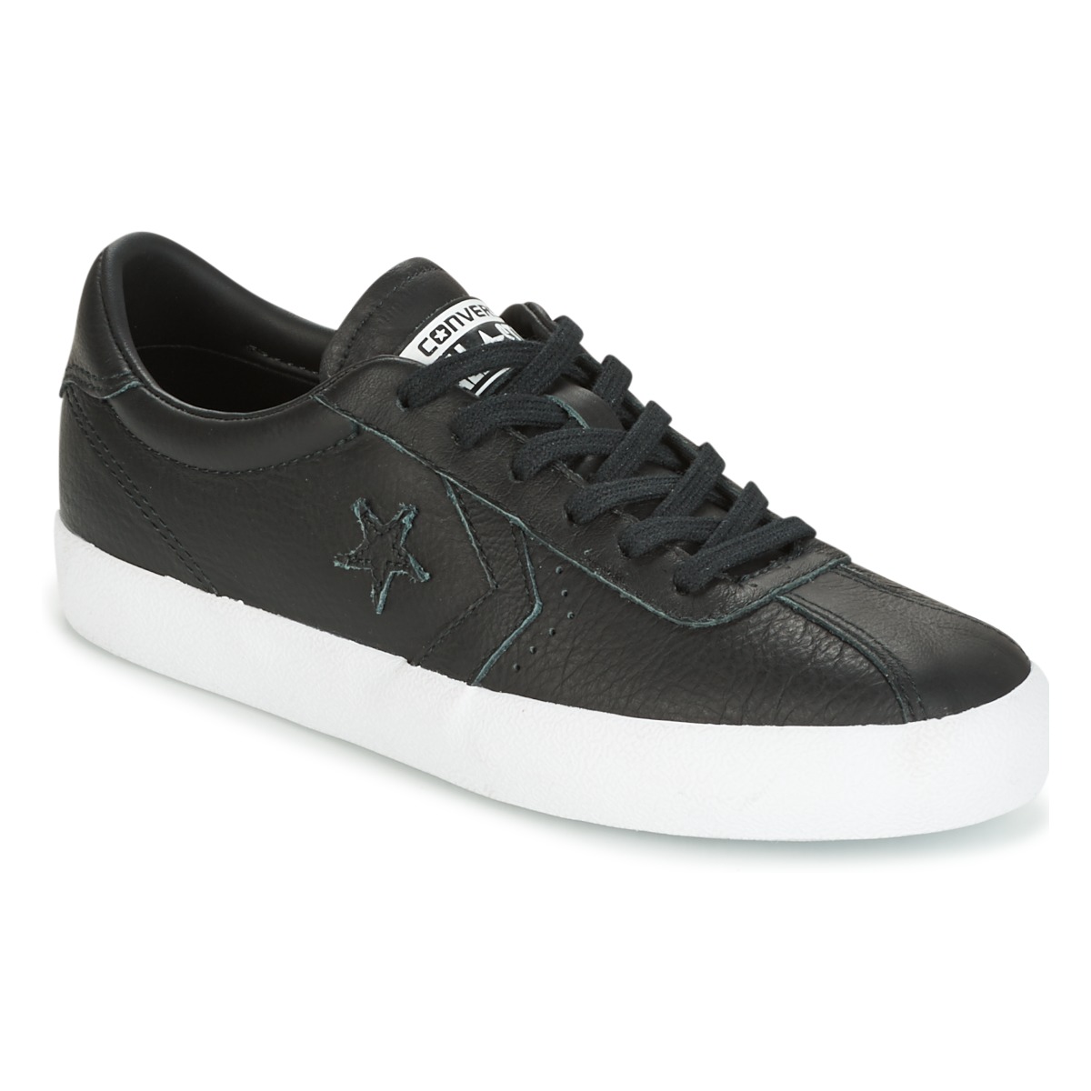 Converse BREAKPOINT FOUNDATIONAL LEATHER OX BLACK/BLACK/WHITE ... علب مكسرات