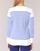 Clothing Women Long sleeved shirts Armor Lux ROADY White / Blue