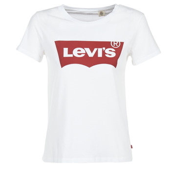 material Women short-sleeved t-shirts Levi's THE PERFECT TEE White