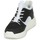 Shoes Men Low top trainers Bikkembergs FIGHTER 2022 LEATHER Black / White