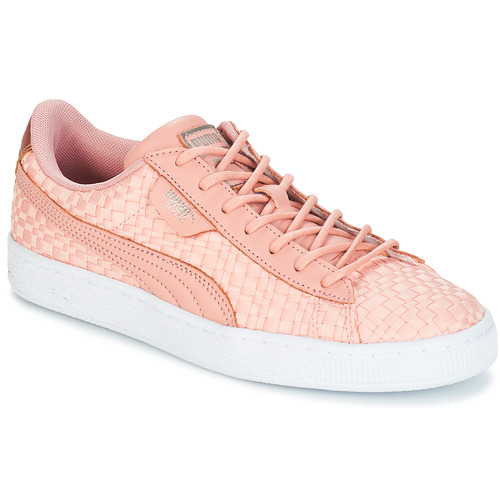 Puma BASKET SATIN EP WN'S Pink - Fast delivery | Spartoo Europe ! - Shoes  Low top trainers Women 71,20 €