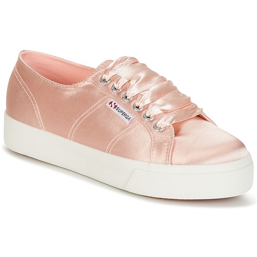 Superga 2730 SATIN W Pink - Fast delivery | Spartoo Europe ! - Shoes Low  top trainers Women 71,20 €