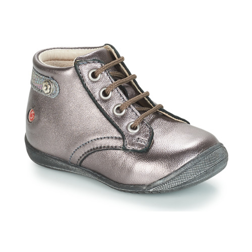 Shoes Girl Mid boots GBB NICOLE Violet / Metallic