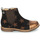 Shoes Girl Mid boots GBB LEONTINA Black / Coppery
