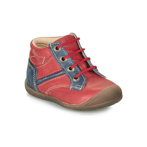 Shoes Boy Mid boots Catimini RATON Red / Marine