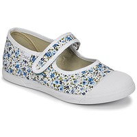 Shoes Girl Ballerinas Citrouille et Compagnie APSUT Blue / White