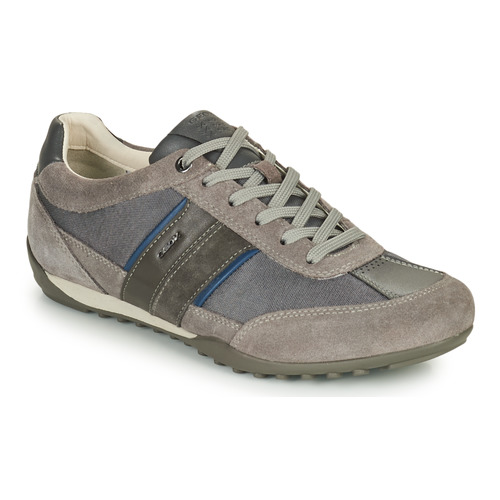 Geox U WELLS C Grey - Fast delivery | Spartoo Europe - Shoes Low top trainers Men 110,00 €
